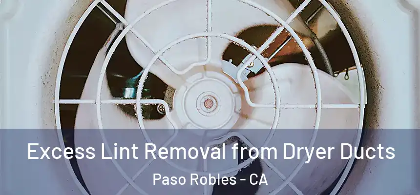 Excess Lint Removal from Dryer Ducts Paso Robles - CA